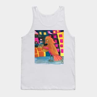 B Is For Bird Bookish Gouache Illustration Tank Top